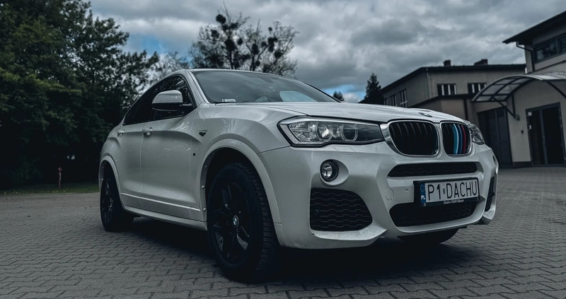 BMW X4 cena 99015 przebieg: 108500, rok produkcji 2014 z Recz małe 137